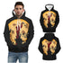 halloween hoodies Casual Scary Halloween 2019 Slim Fit sweatshirt Top Moon Night Castle - menochic